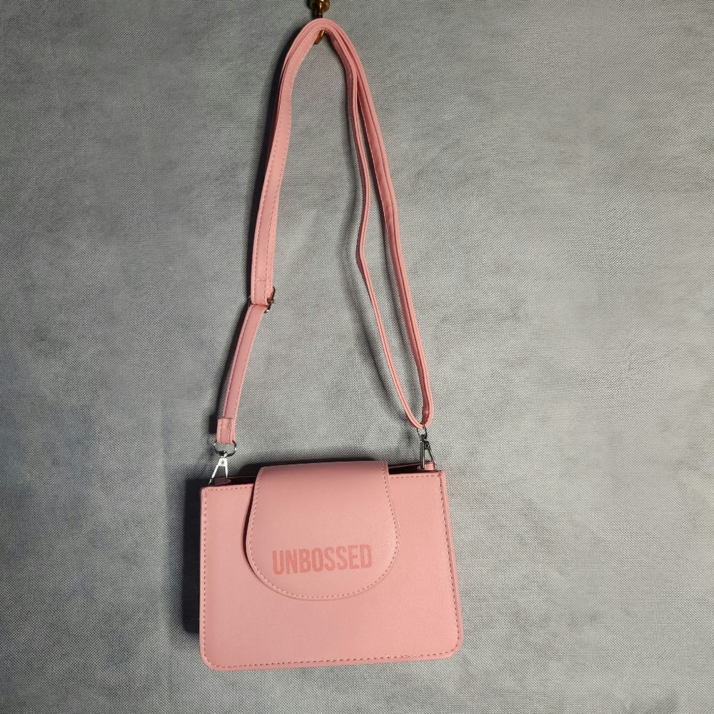 Izzy & Liv Unbossed Issa Statement Mini Satchel Bag PU Leather Snap Closure